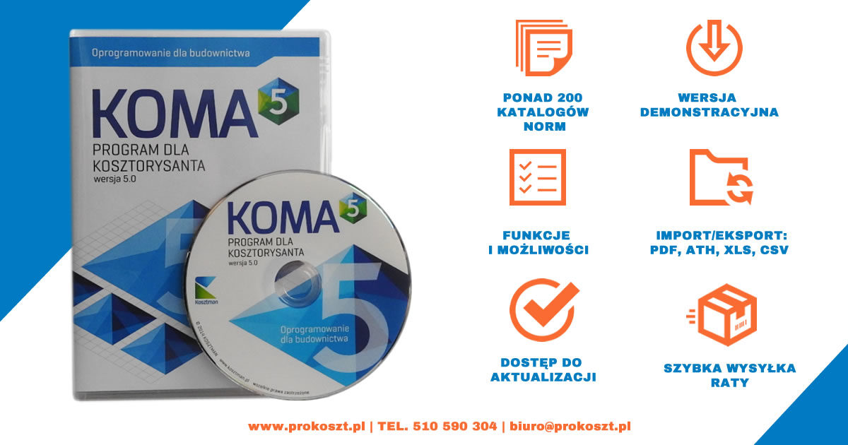 Program do kosztorysowania koma 5