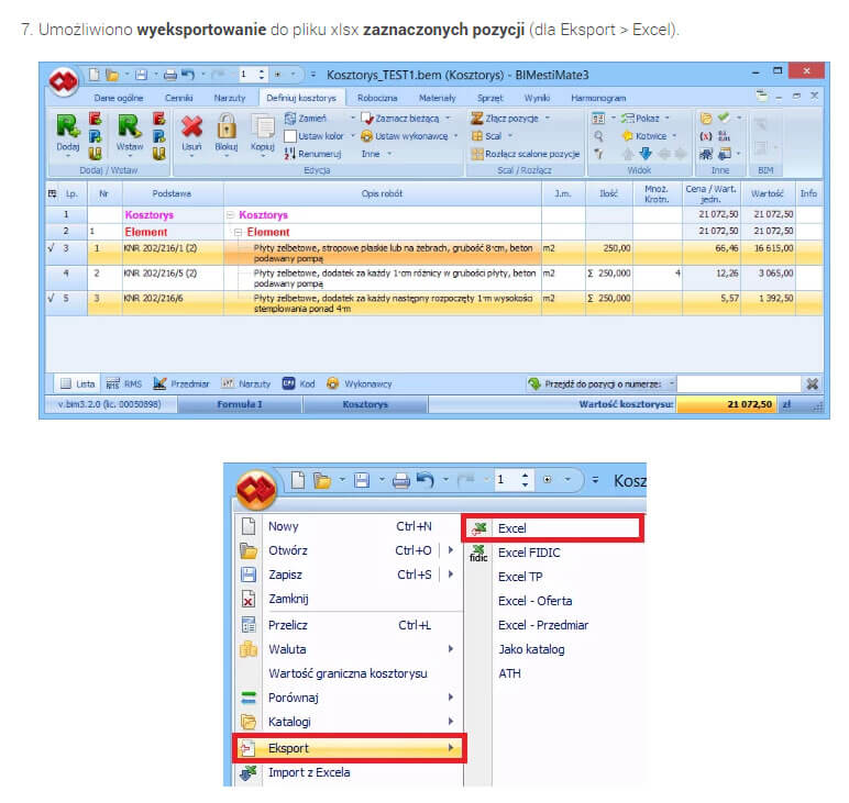 BIMestiMate co nowego w programie